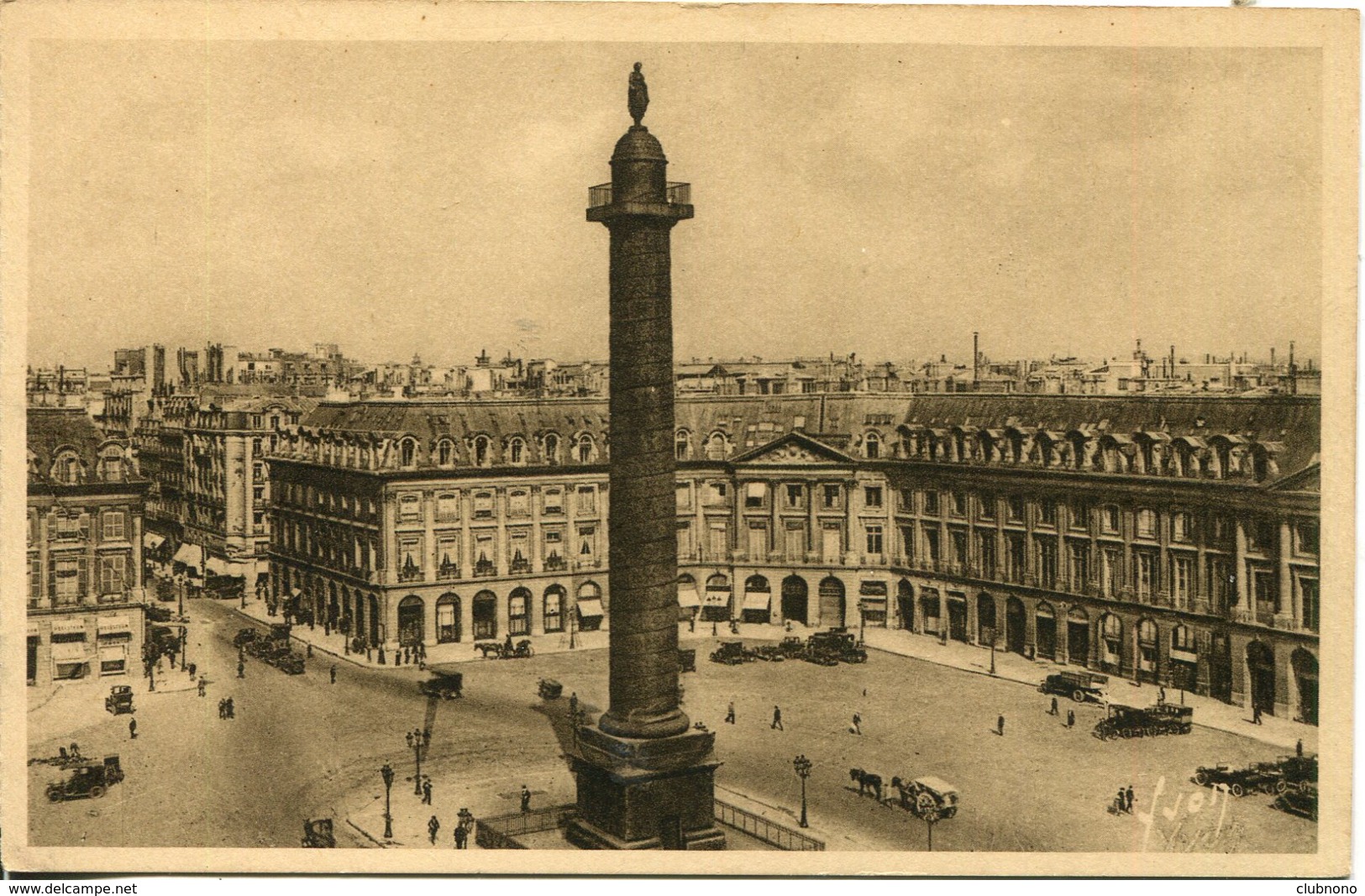 CPA - PARIS - PLACE ET COLONNE VENDOME - Squares