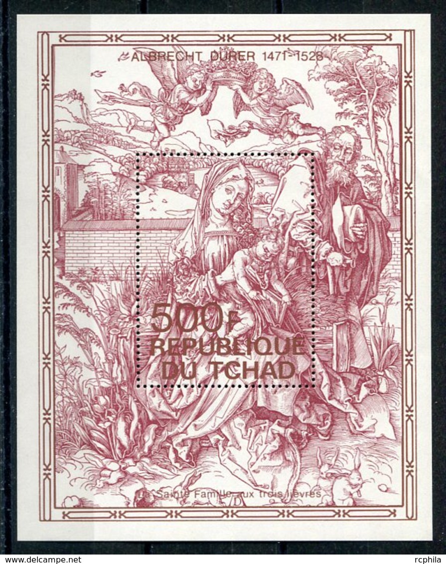 RC 14654 TCHAD ALBRECHT DURER BLOC FEUILLET NEUF ** MNH TB - Tschad (1960-...)