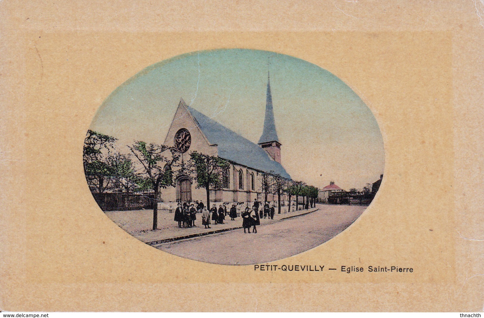 " PETIT QUEVILLY église Saint Pierre " Carte Gauffrée - Autres & Non Classés