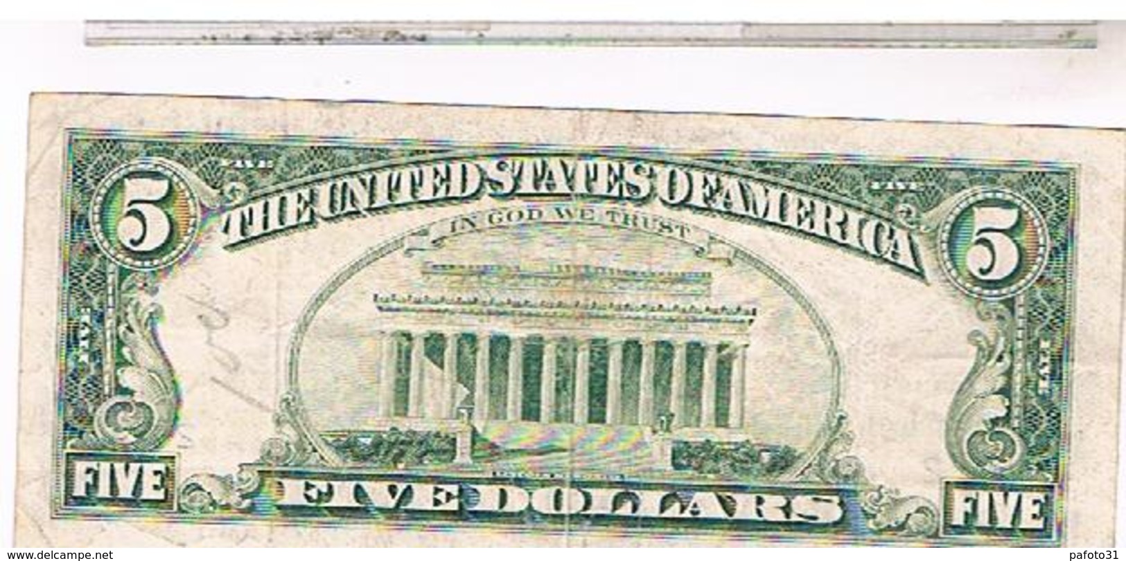 BILLET 5 DOLLARS  1985 WASHINGTON - Billets Des États-Unis (1862-1923)