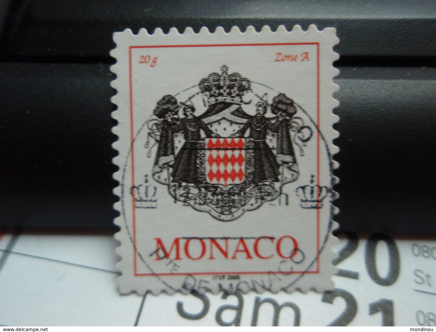 Timbre   Monaco  Zone A 2005 - Gebruikt