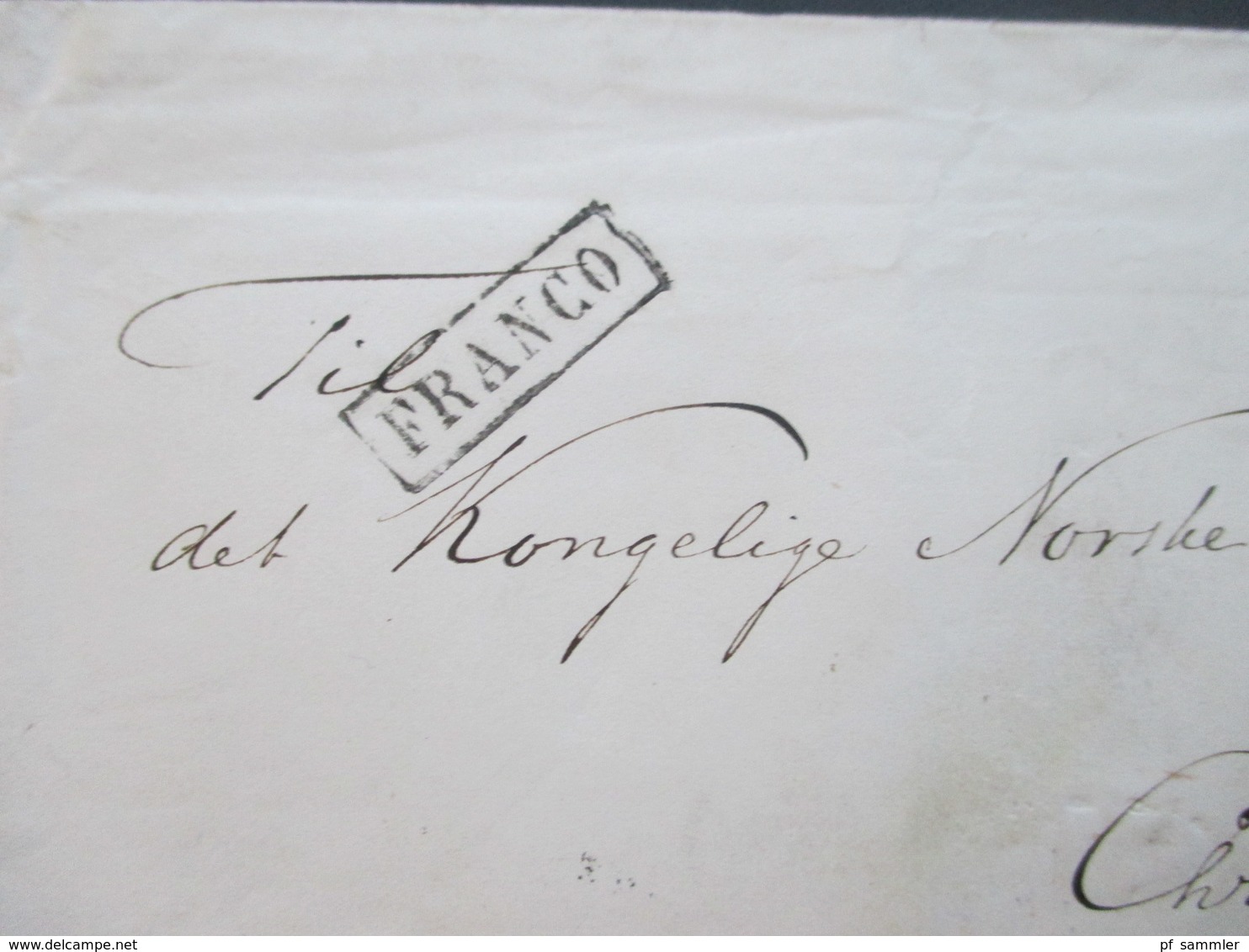 Niederlande Franco 1863 Beleg Von Amsterdam Nach Norwegen Christiana / Oslo über Hamburg Und Svinesund - Briefe U. Dokumente