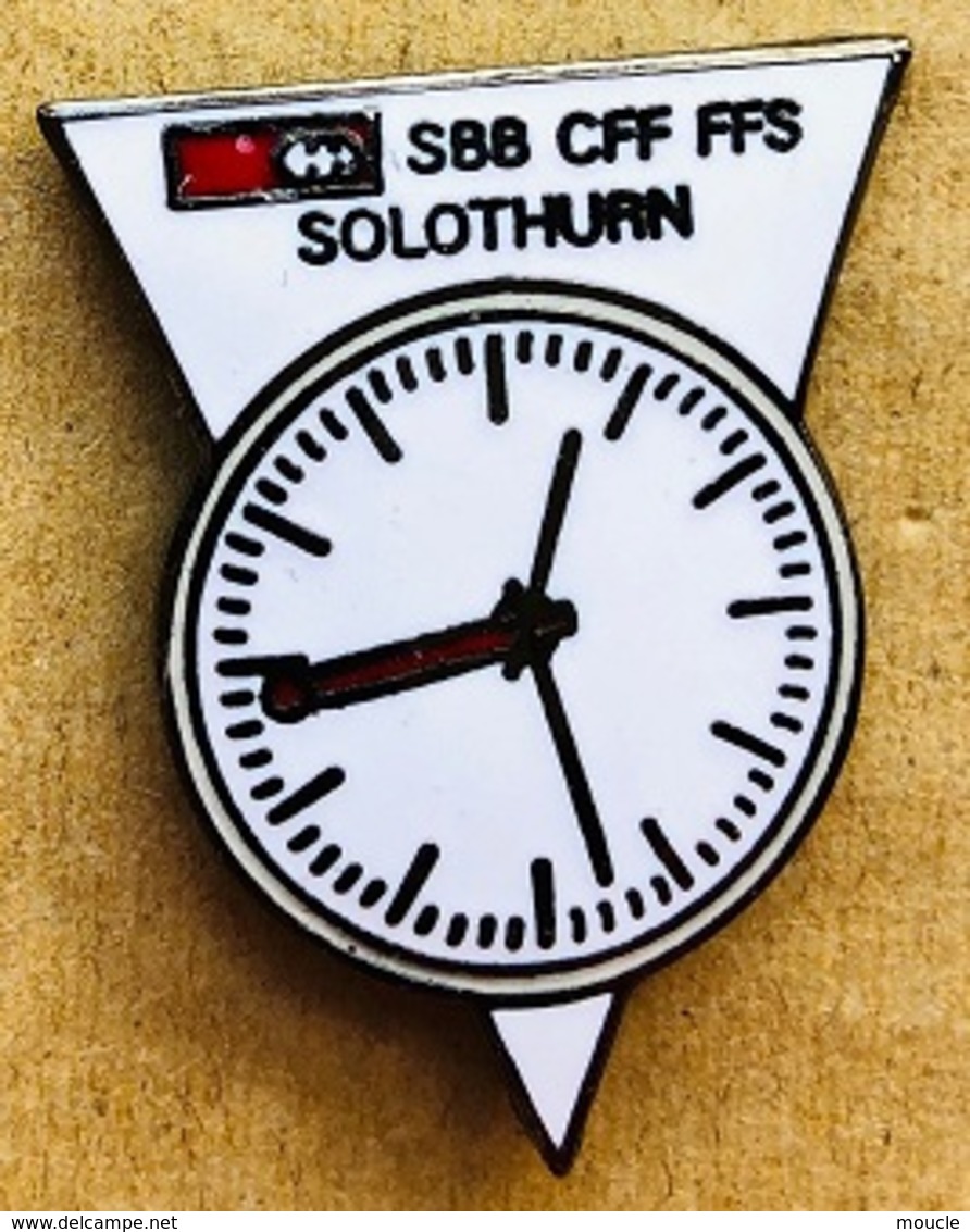 MONTRE - HORLOGE - SBB-CFF-FFS - TRAIN SUISSE - BANHOF SOLOTHURN - GARE DE SOLEURE - SCHWEIZ - SWISS - (23) - Sonstige & Ohne Zuordnung