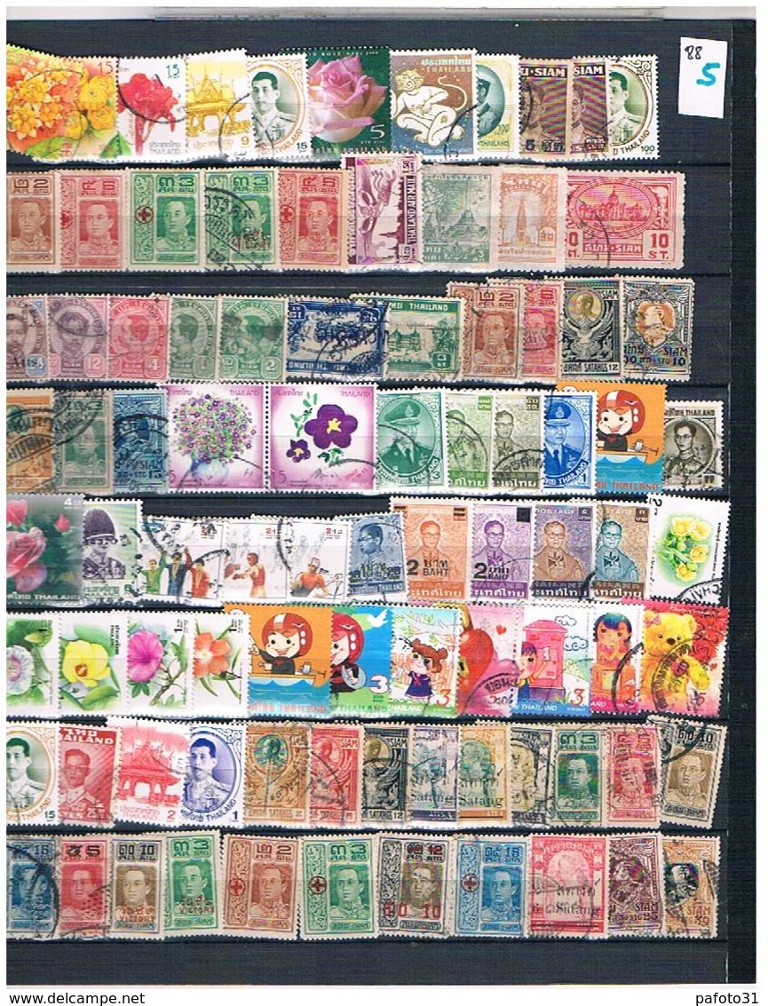 55 Timbres  SIAM THAILANDE - Thailand