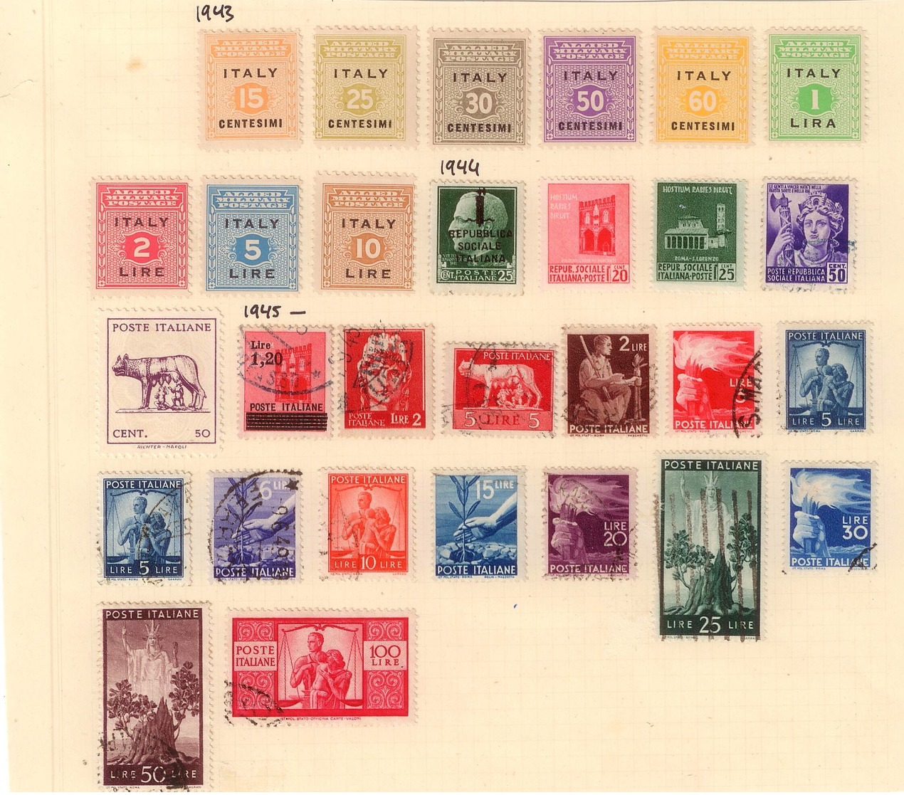 Italy stamp collection, 1862- , high catalogue value, FREE REGISTERED SHIPPING!