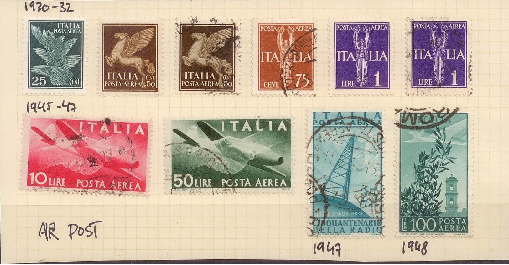 Italy stamp collection, 1862- , high catalogue value, FREE REGISTERED SHIPPING!