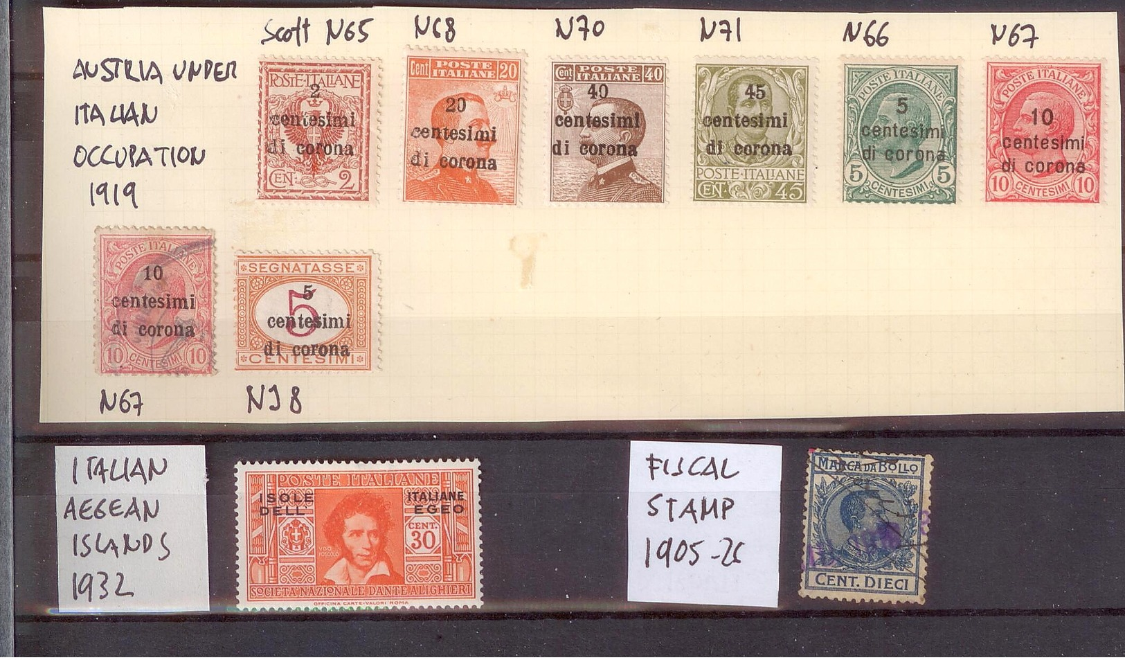 Italy stamp collection, 1862- , high catalogue value, FREE REGISTERED SHIPPING!