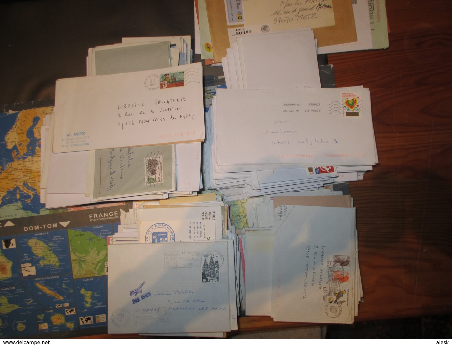 LETTRES Lot De 750 Lettres De France - Essentiellement Moderne - Kilowaar (max. 999 Zegels)