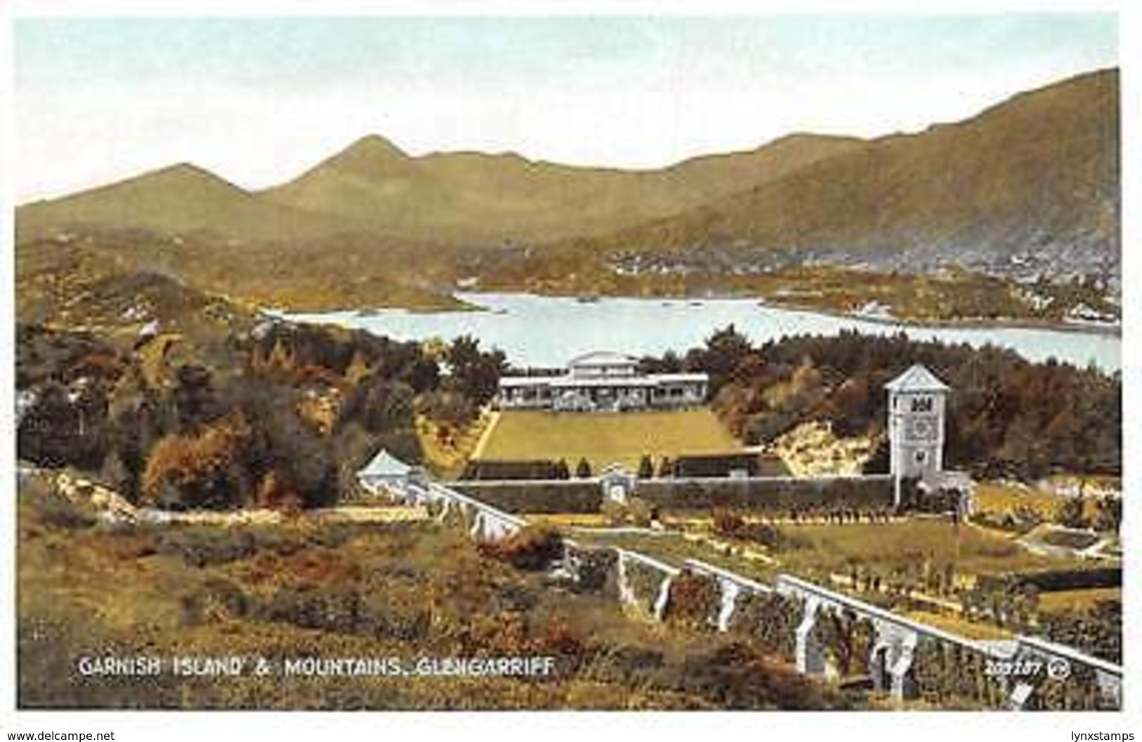 Garnish Island & Mountains Panorama Glengarriff - Cork