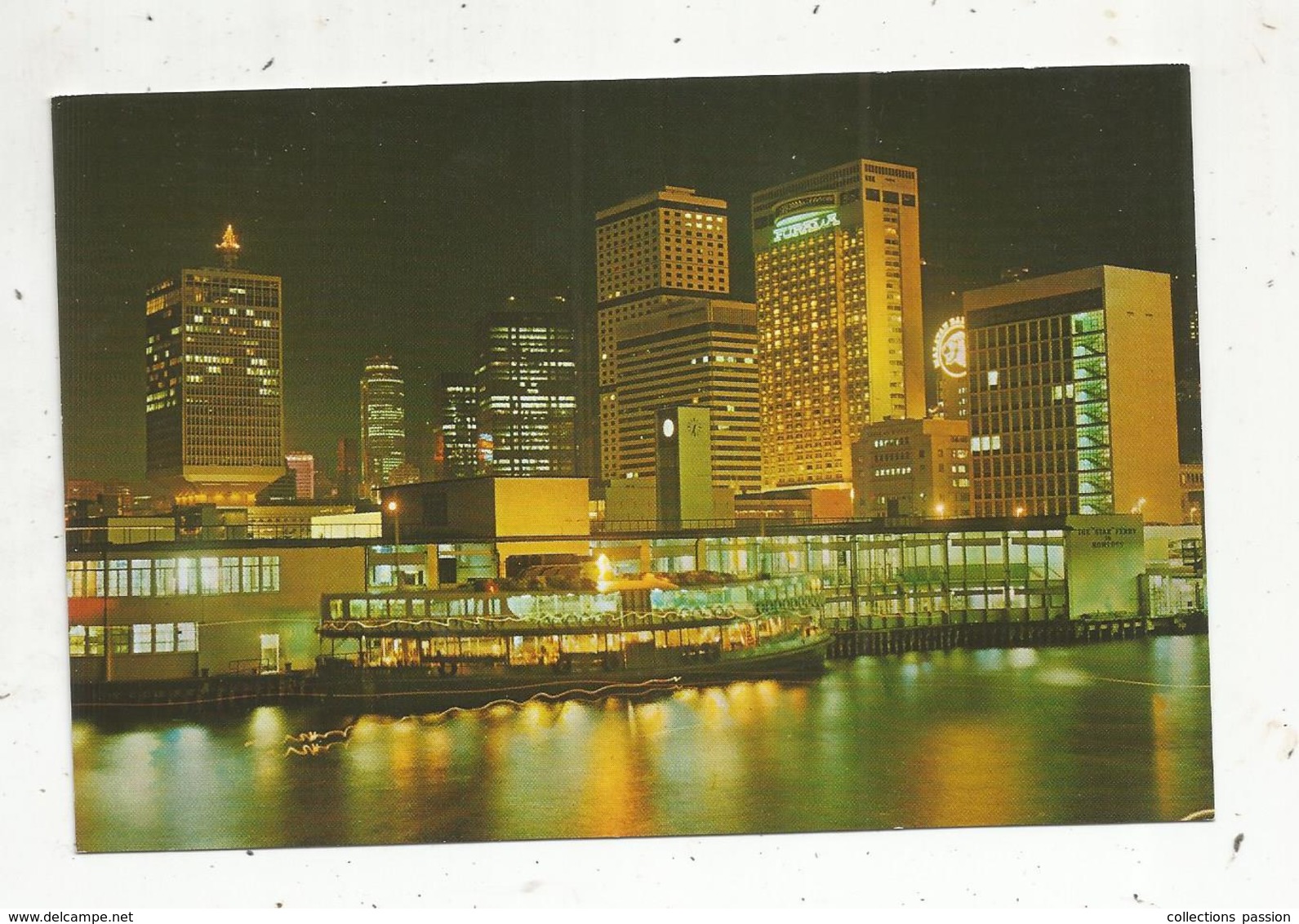 Cp, CHINE ,HONG KONG , The Night Scene , New Commercial Centre , Vierge - China (Hong Kong)