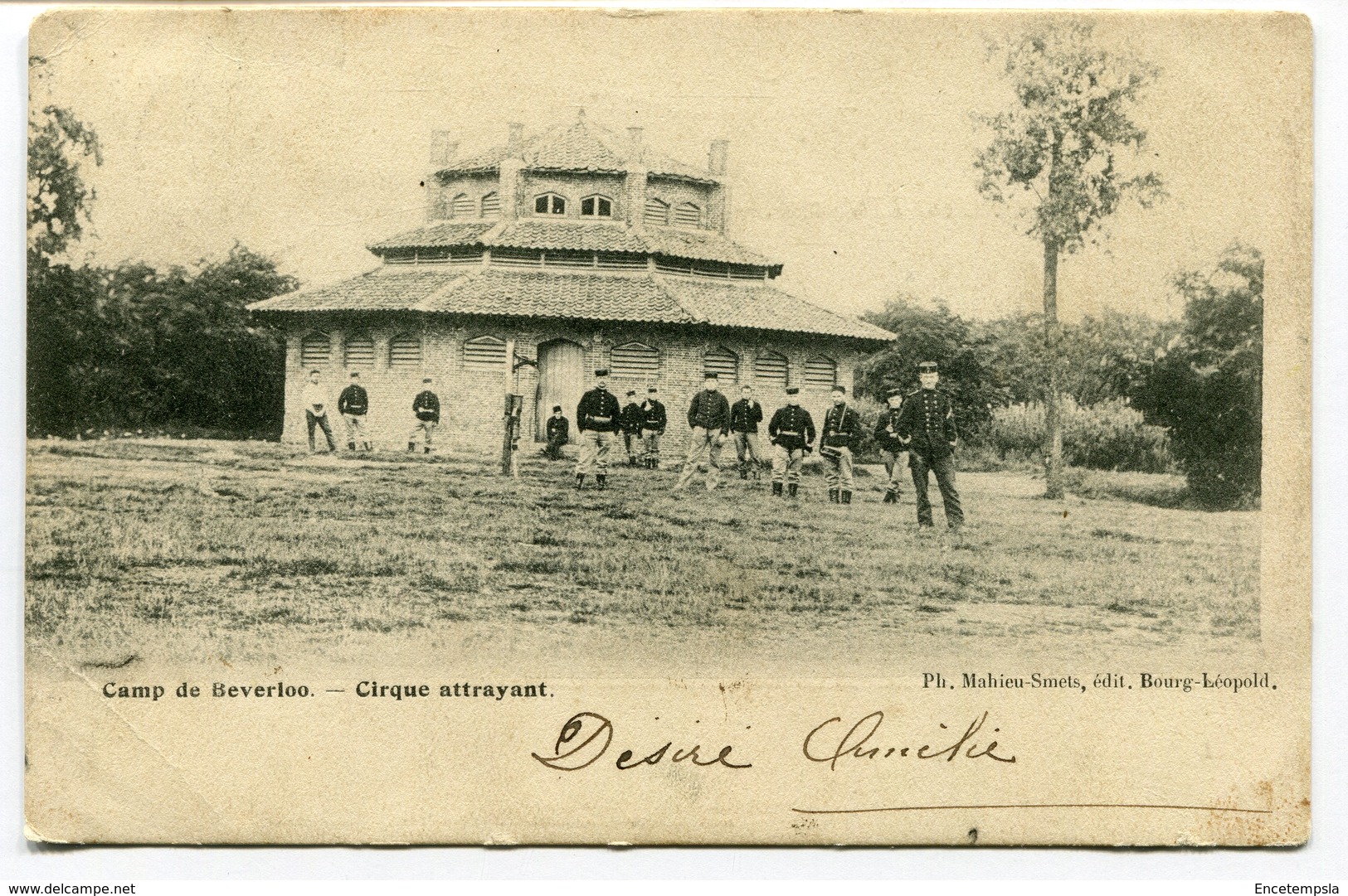 CPA - Cartes Postales - Belgique - Camp De Beverloo - Cirque Attrayant - 1904 ( I10588) - Leopoldsburg (Camp De Beverloo)