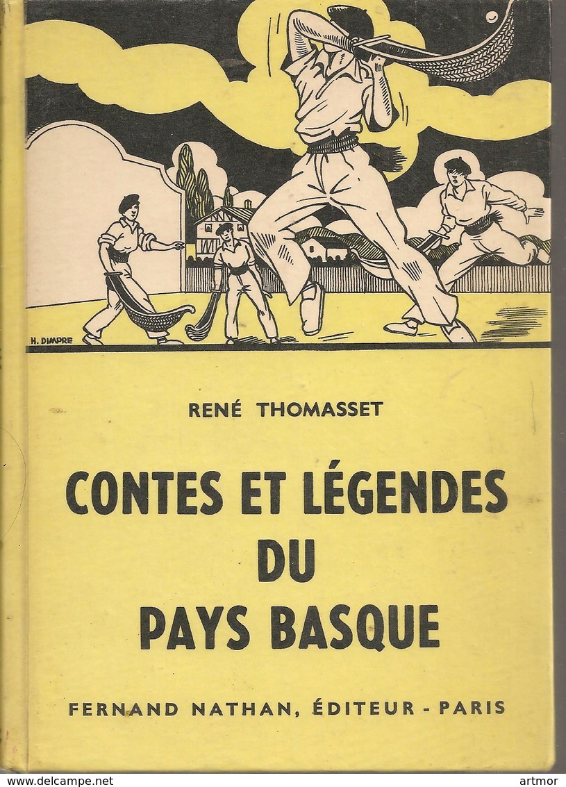 CONTES ET LEGENDES DU PAYS BASQUE - 1957 NATHAN - Sprookjes