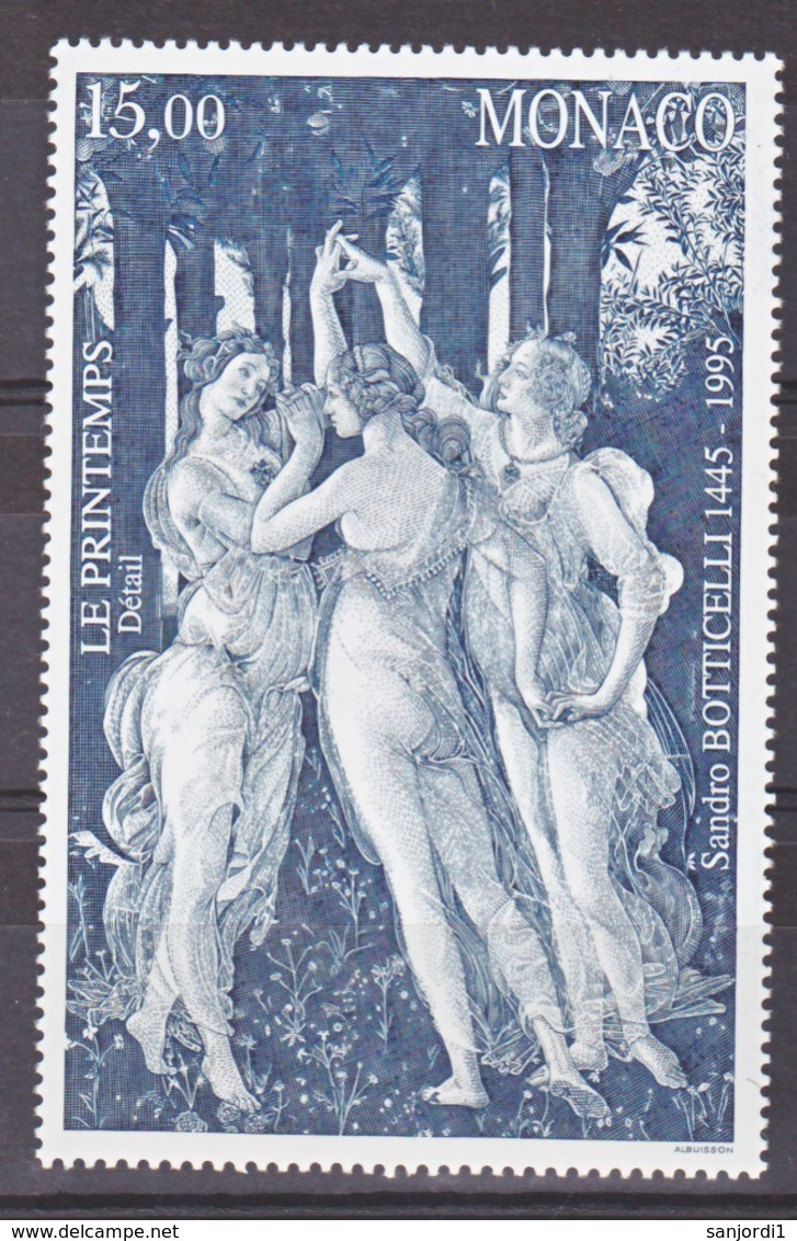 Monaco 2010 Botticelli 1995 Neuf ** TB  MNH Sin Charnela Faciale 2.3 - Nuevos