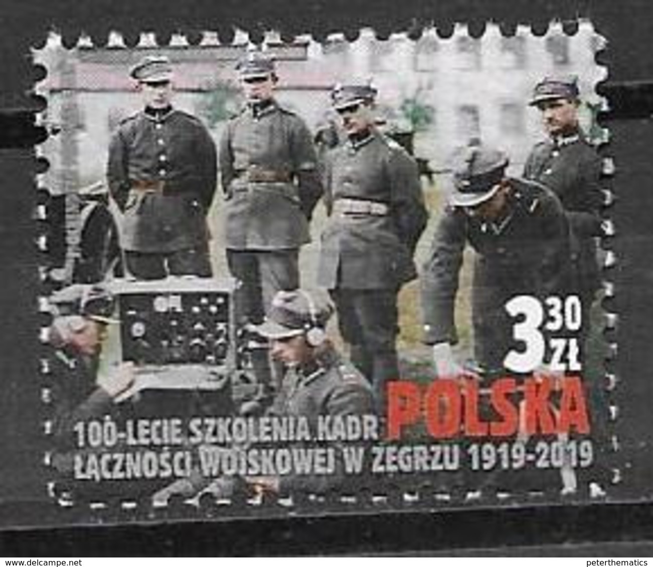 POLAND, 2019, MNH, MILITARY, MILITARY COMMUNICATIONS, TRAINING MILITARY COMMUNICATIONS PERSONNEL IN ZEGRZE,1v - Militaria