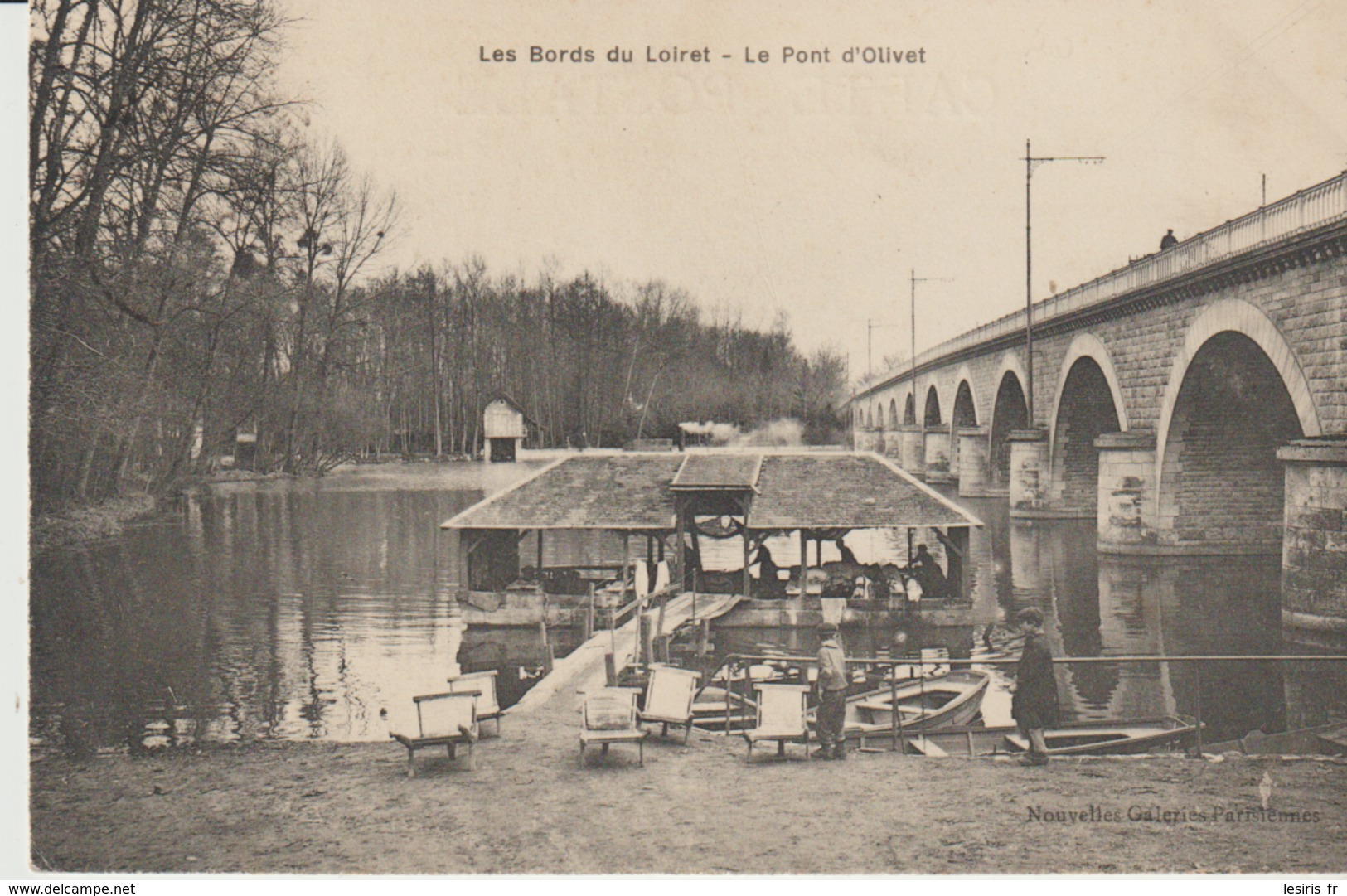 C. P. A.- LES BORDS DU LOIRET - LE PONT D'OLIVET - ANIMEE - - Autres & Non Classés