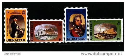 GIBRALTAR - 1980  NELSON  SET MINT NH - Gibilterra