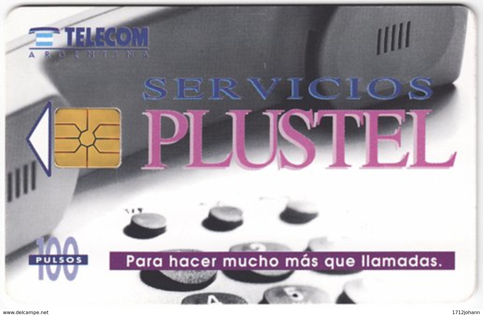 ARGENTINIA A-389 Chip Telecom - Communication, Telephone - Used - Argentine