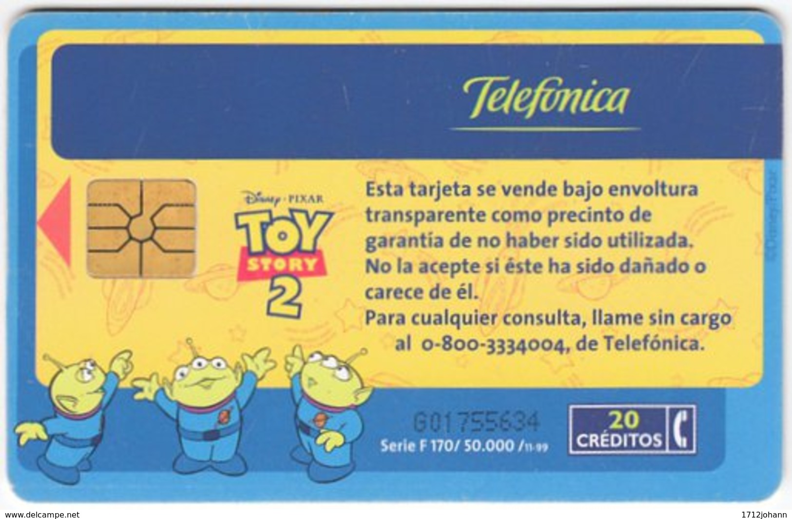 ARGENTINIA A-400 Chip Telefonica - Cinema, Toys - Used - Argentina