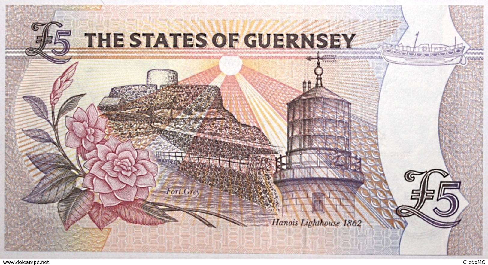 Guernesey - 5 Pounds - 1993 - PICK 56a - NEUF - Guernesey