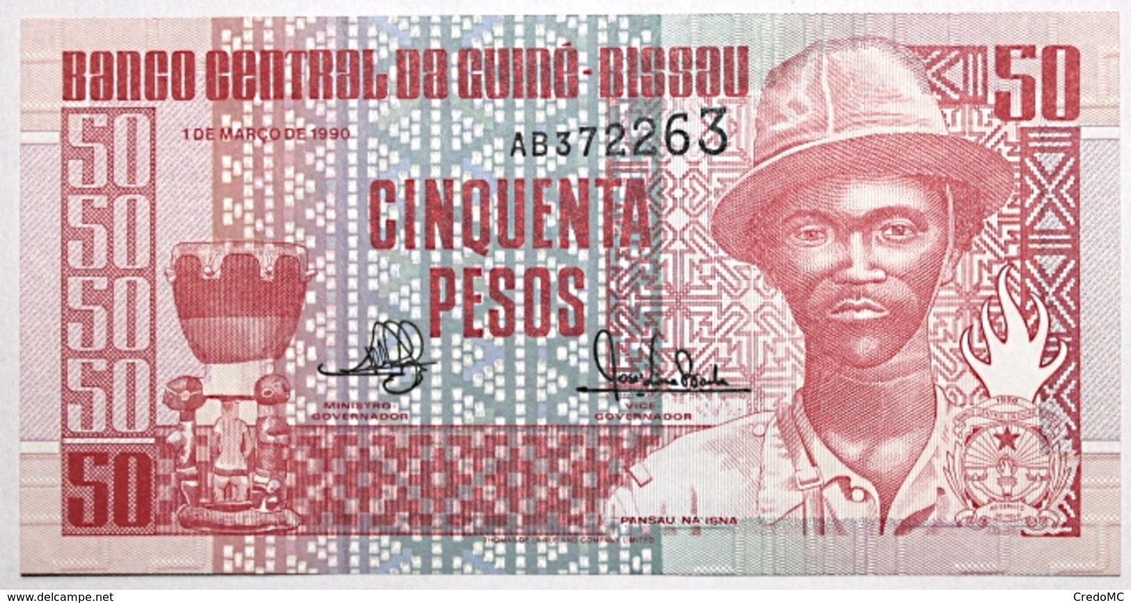 Guinée-Bissau - 50 Pesos - 1990 - PICK 10 - NEUF - Guinee-Bissau