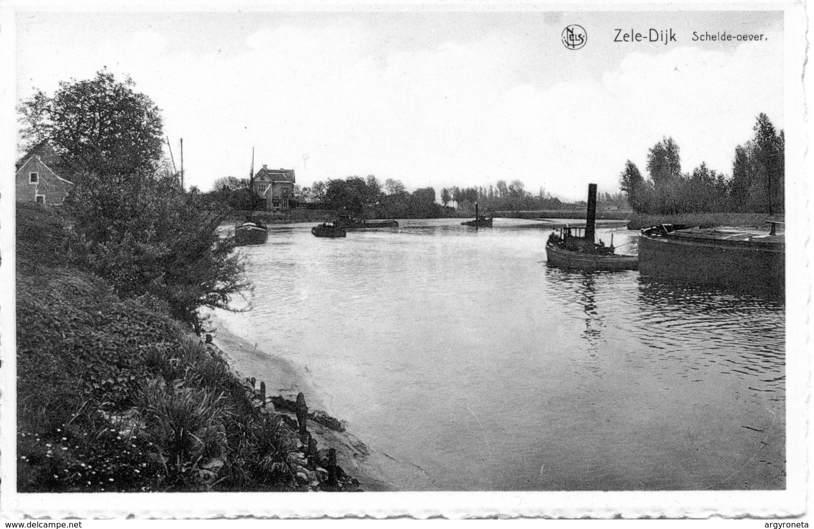 Zele - Schelde Oever - Stoomboot Binnenvaart - Zele