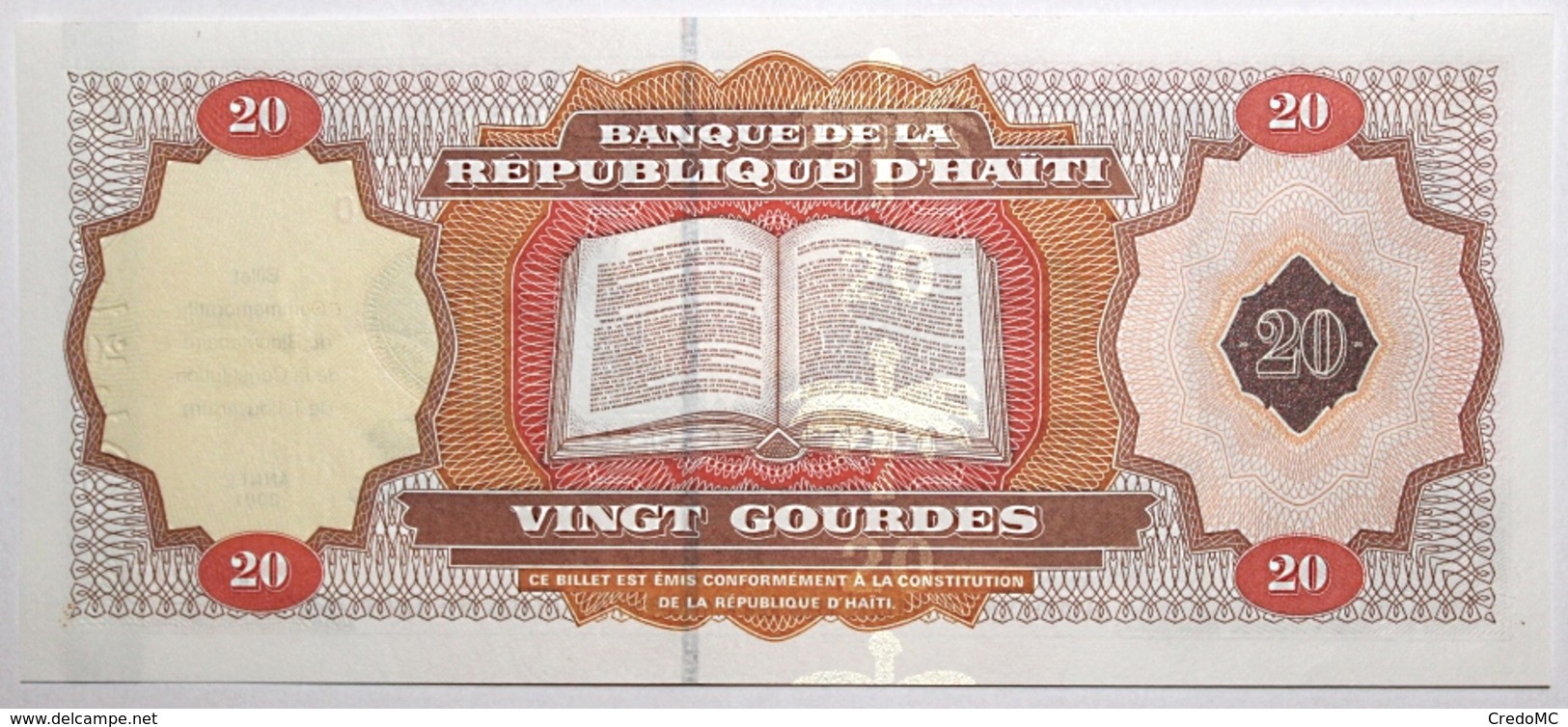 Haïti - 20 Gourdes - 2001 - PICK 271 Aa.1 - NEUF - Haïti