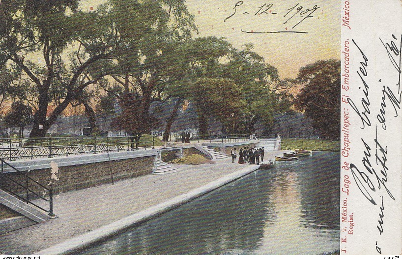 Amérique - Mexique Mexico - Lago De Chapultepec - El Embarcadero - 1907 - Mexique