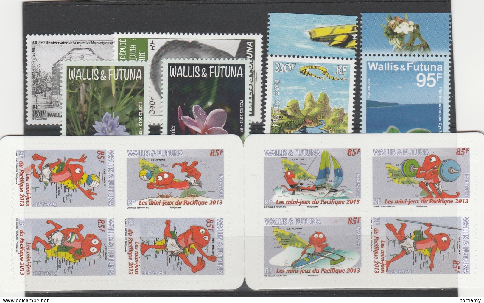 LOT 265 WALLIS ET FUTUNA N°792à799-800-787-810-825 ** FACIALE - Ungebraucht