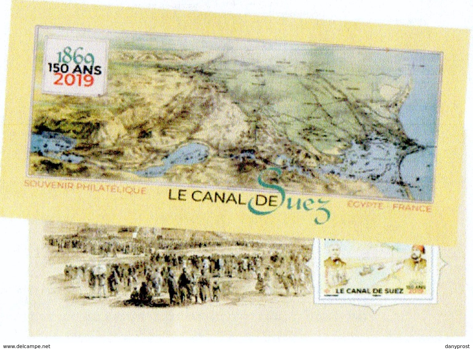 FR 2019 / Superbe BLOC SOUVENIR " Le Canal De Suez " à 1.30 € / NEUF XX Sous Blister - Blocs Souvenir