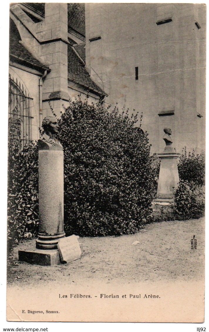 CPA 92 - SCEAUX (Hauts De Seine) - Les Félibres - Florian Et Paul Arène - Sceaux