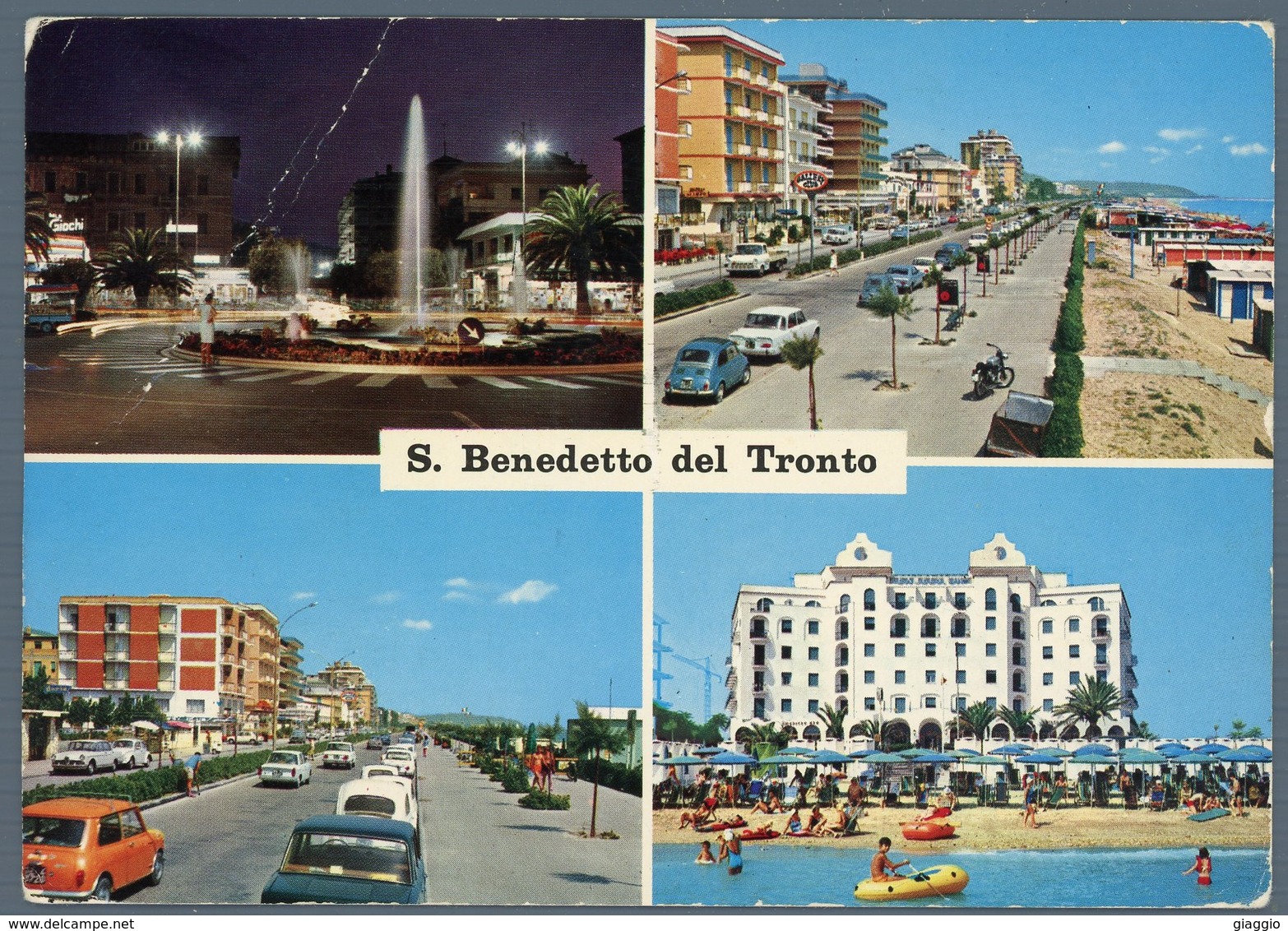 °°° Cartolina - S. Benedetto Del Tronto Vedute Viaggiata °°° - Ascoli Piceno