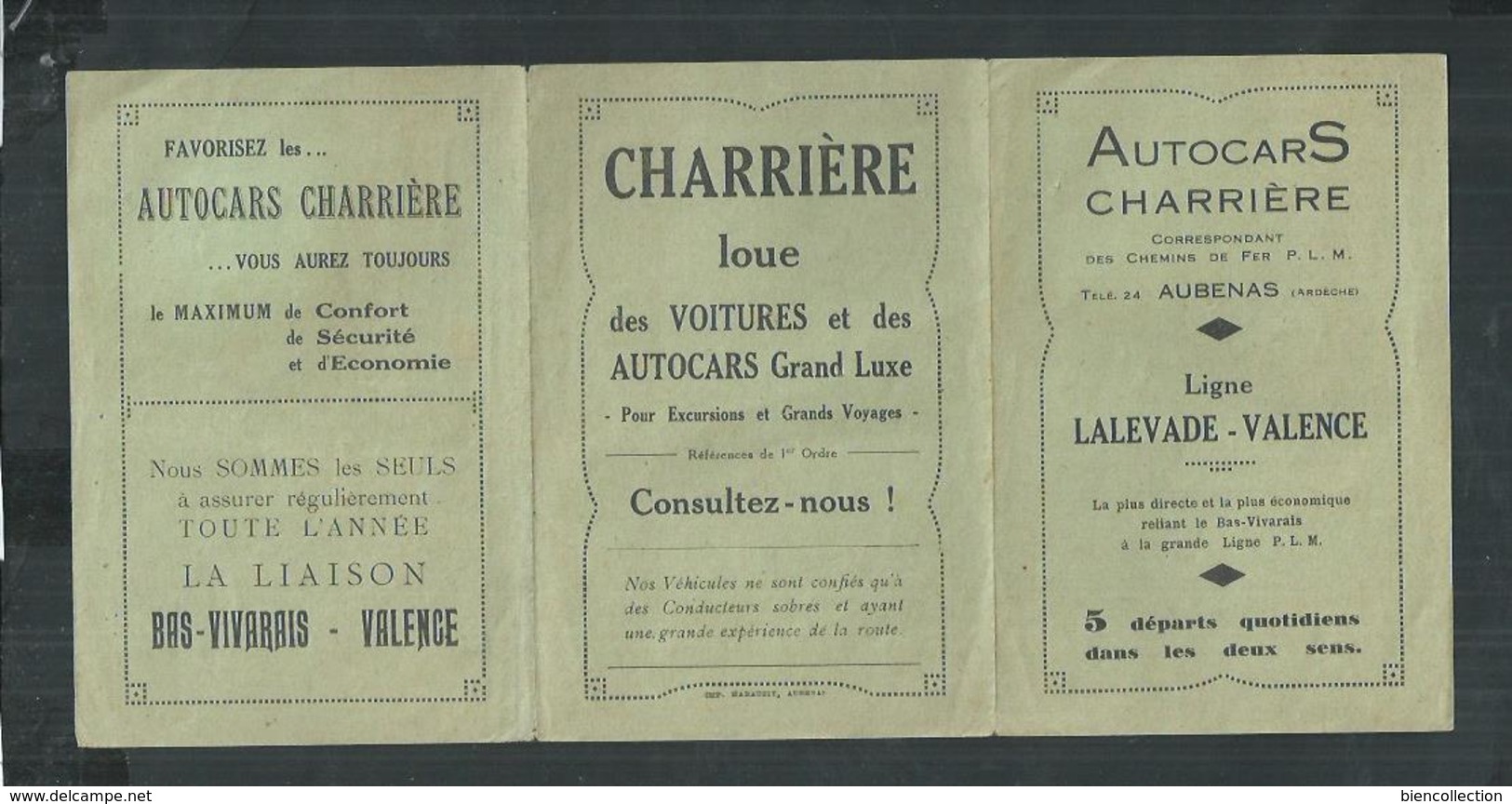 Autocars Charrière à Aubenas (Ardèche) Ligne De Lalevade-Valence - Europa