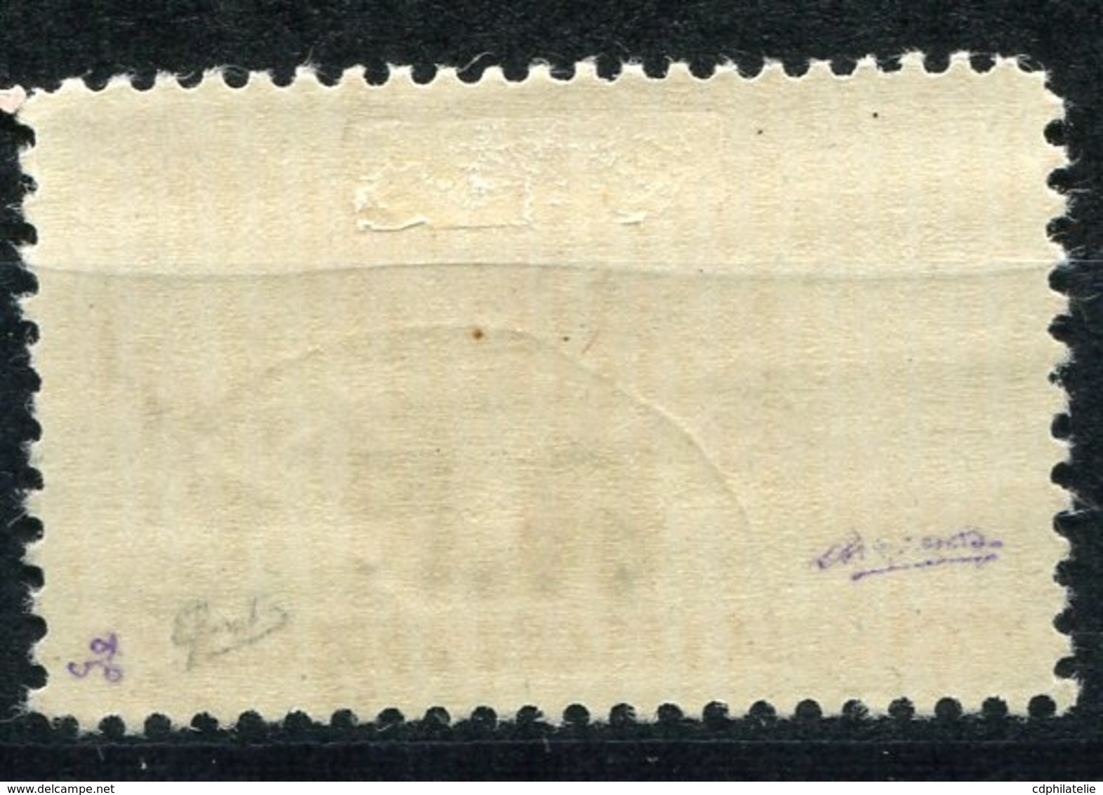 FRANCE POSTE NAVALE LE 6 CENTS U.S.A. SURCHARGE RF (CASABLANCA TYPE II) N°9 OBLITERE SIGNE - Military Airmail