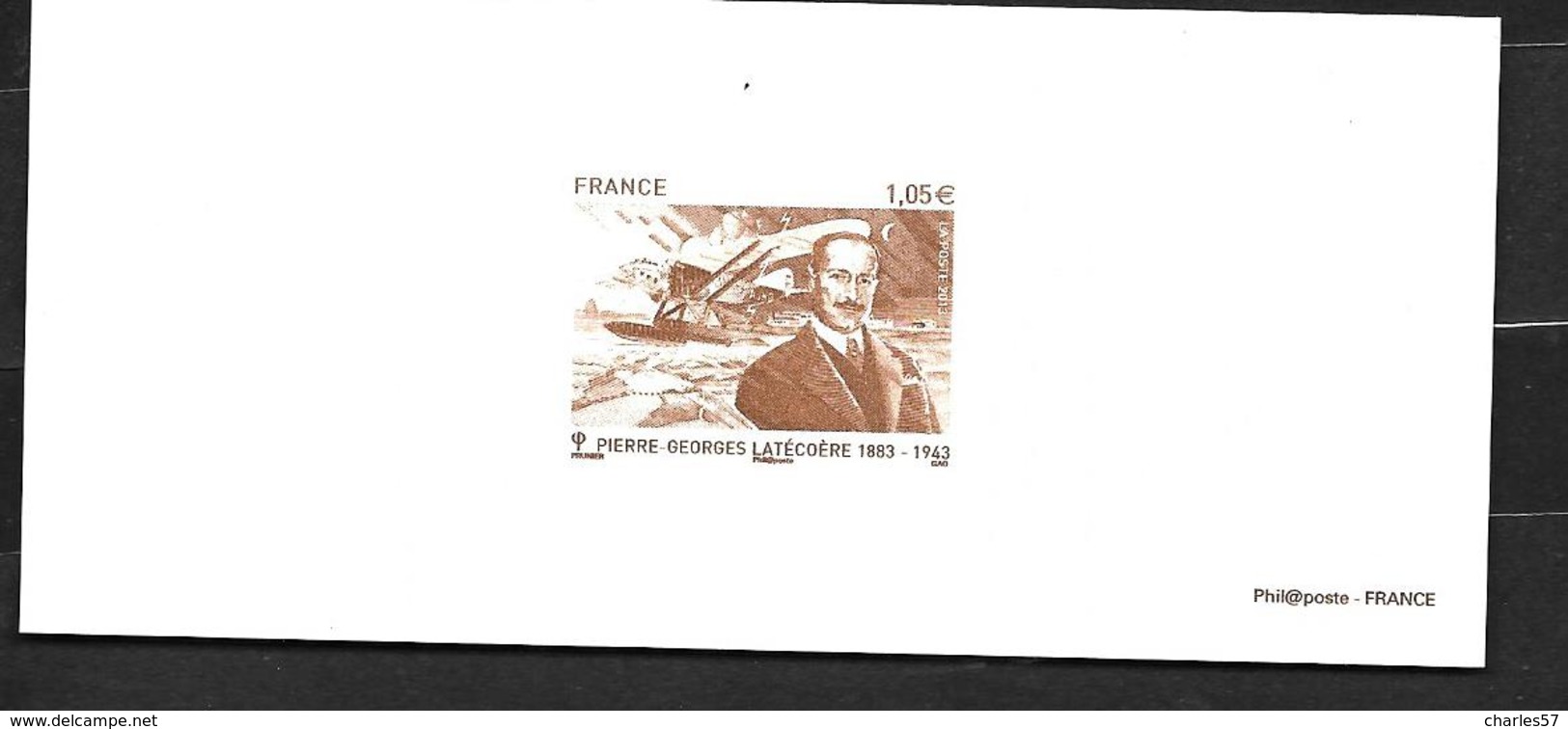 France: Reprise Du Timbre N° Y & T 4794 "Pierre Georges Latécoèreé - Documents Of Postal Services