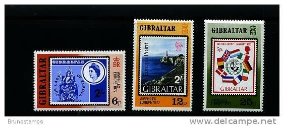 GIBRALTAR - 1977  EUROPA  SET   MINT NH - Gibilterra