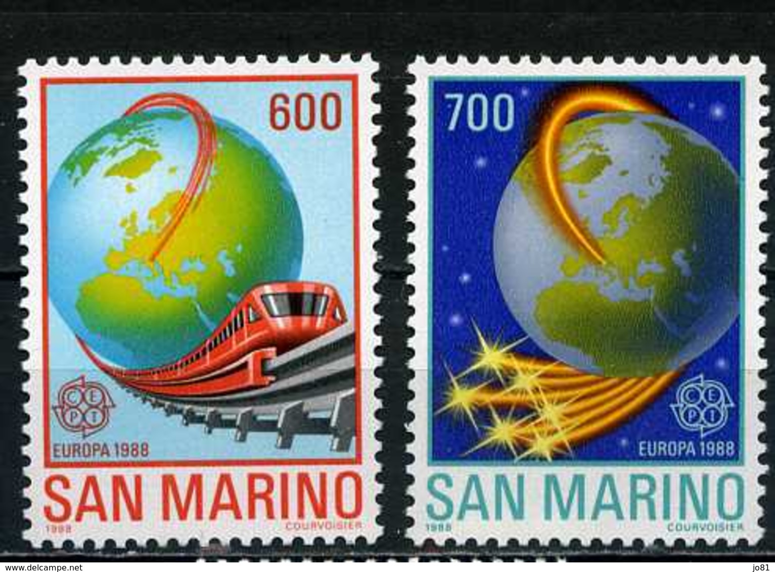 Saint-Marin YT 1179-1180 XX / MNH Europa 1988 - Nuevos