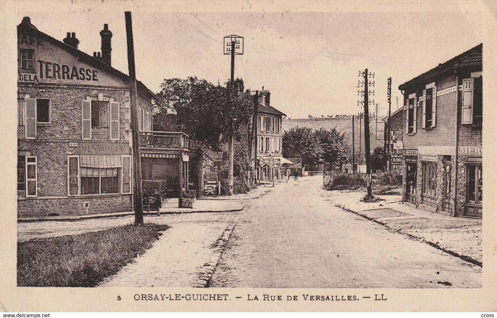 CPA 91 Essonne - ORSAY LE GUICHET - La Rue De Versailles - Orsay