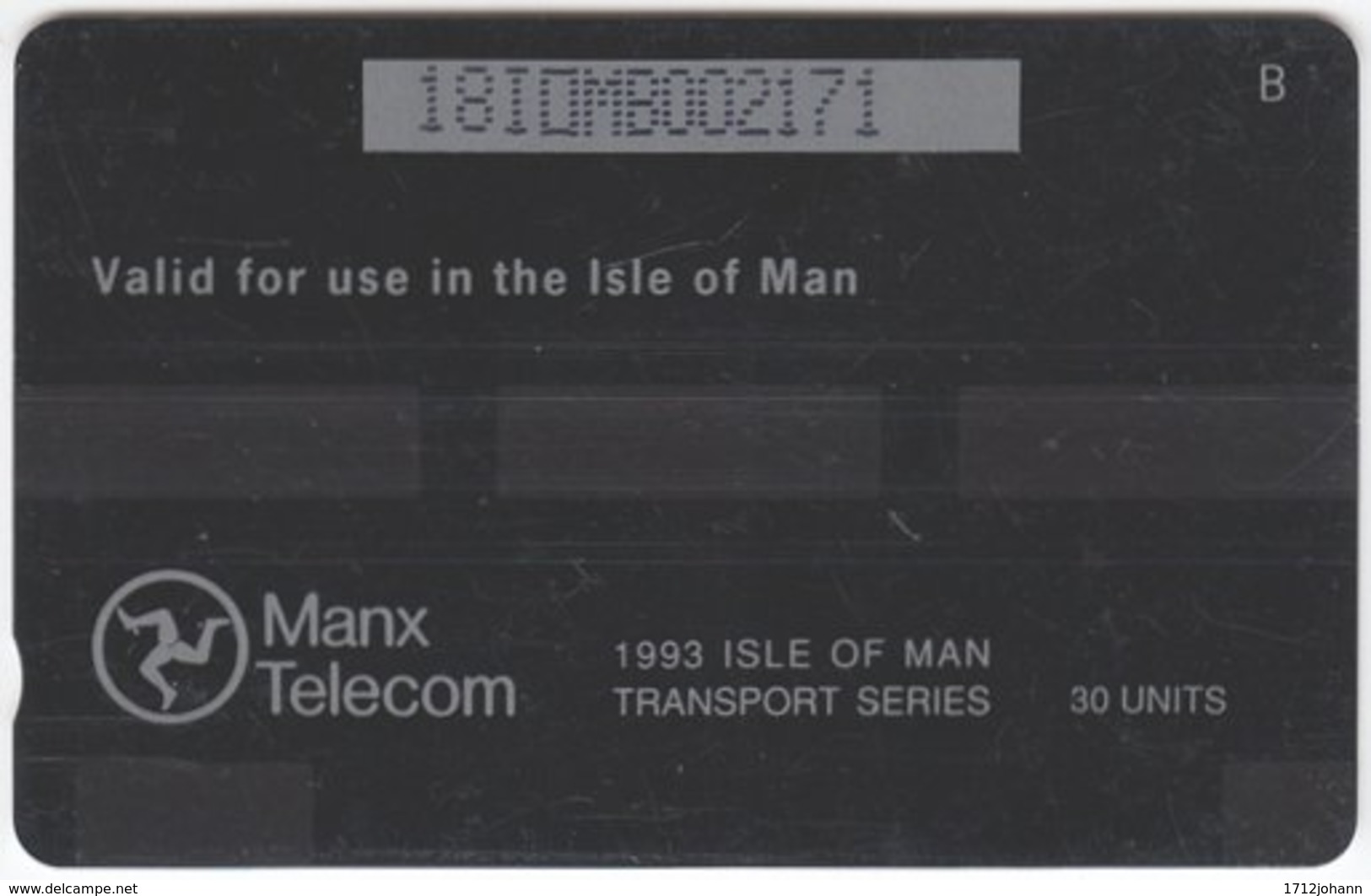 ISLE OF MAN A-032 Magnetic Telecom - Traffic, Historic Tramway - 18IOMB - Used - [ 6] Isle Of Man