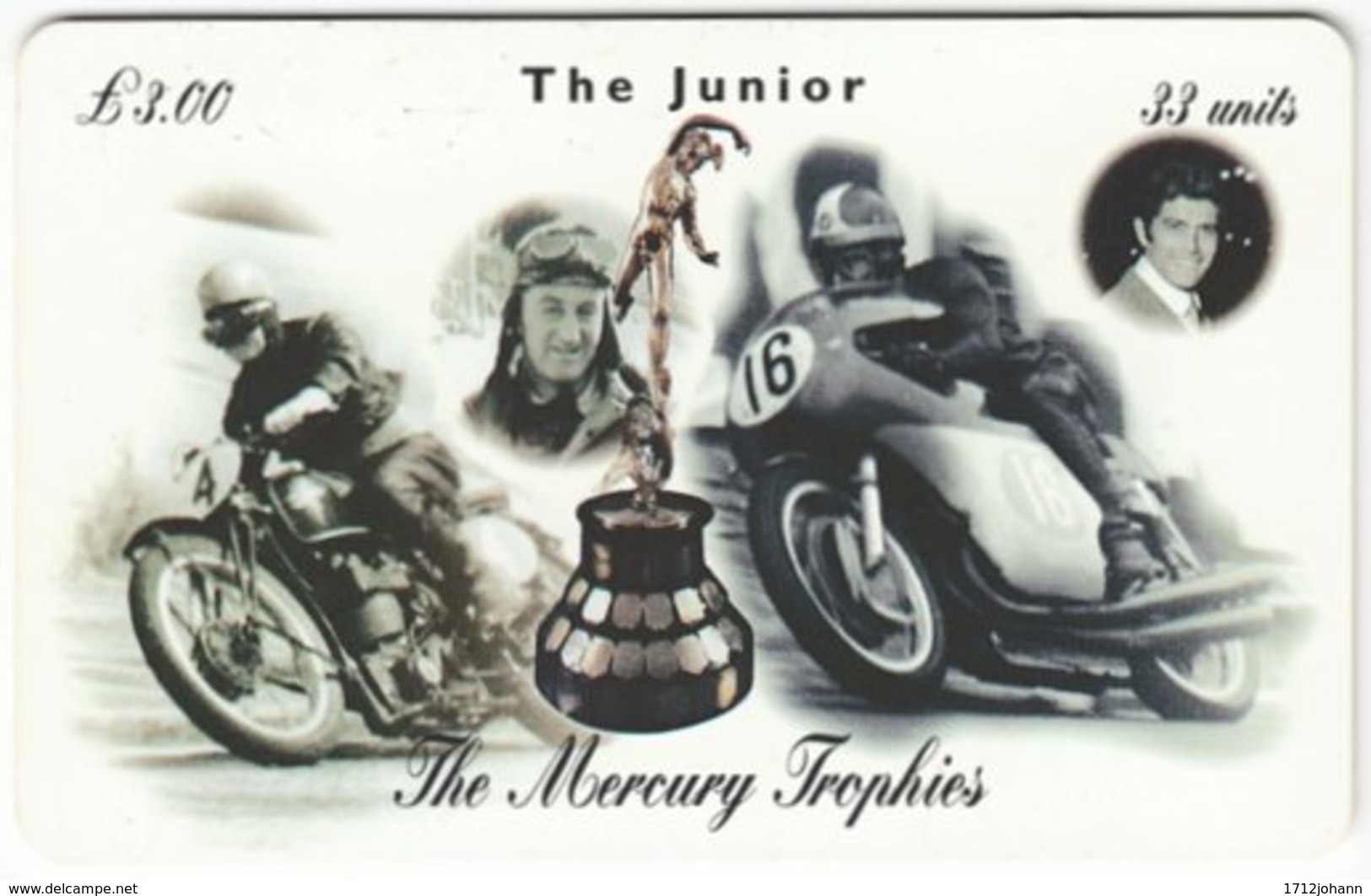 ISLE OF MAN A-051 Chip Telecom - Sport, Motorbike Race - Used - [ 6] Isle Of Man