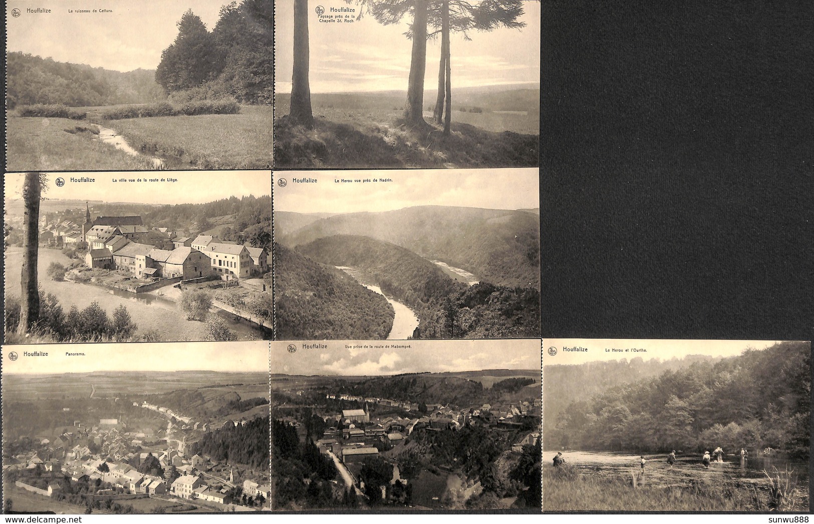 Houffalize - Lot 7 Cartes (Nels Animée) - Houffalize