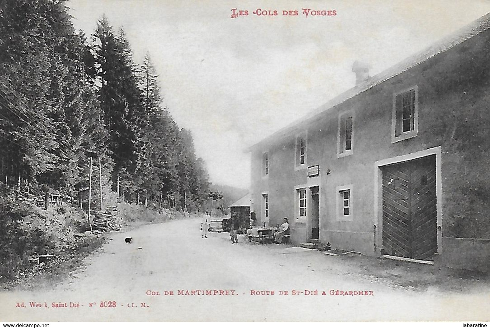 88)   Col De MARTIMPREY - Route De St. Dié à Gérardmer - Altri & Non Classificati