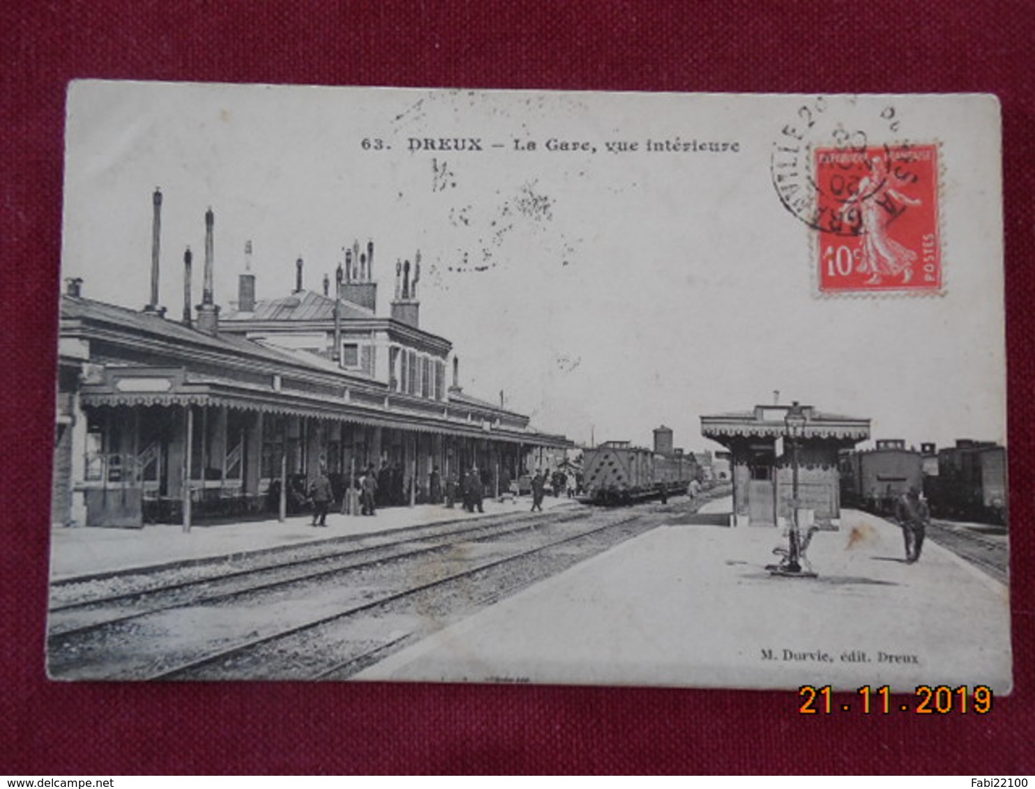 CPA - Dreux - La Gare, Vue Intérieure - Dreux
