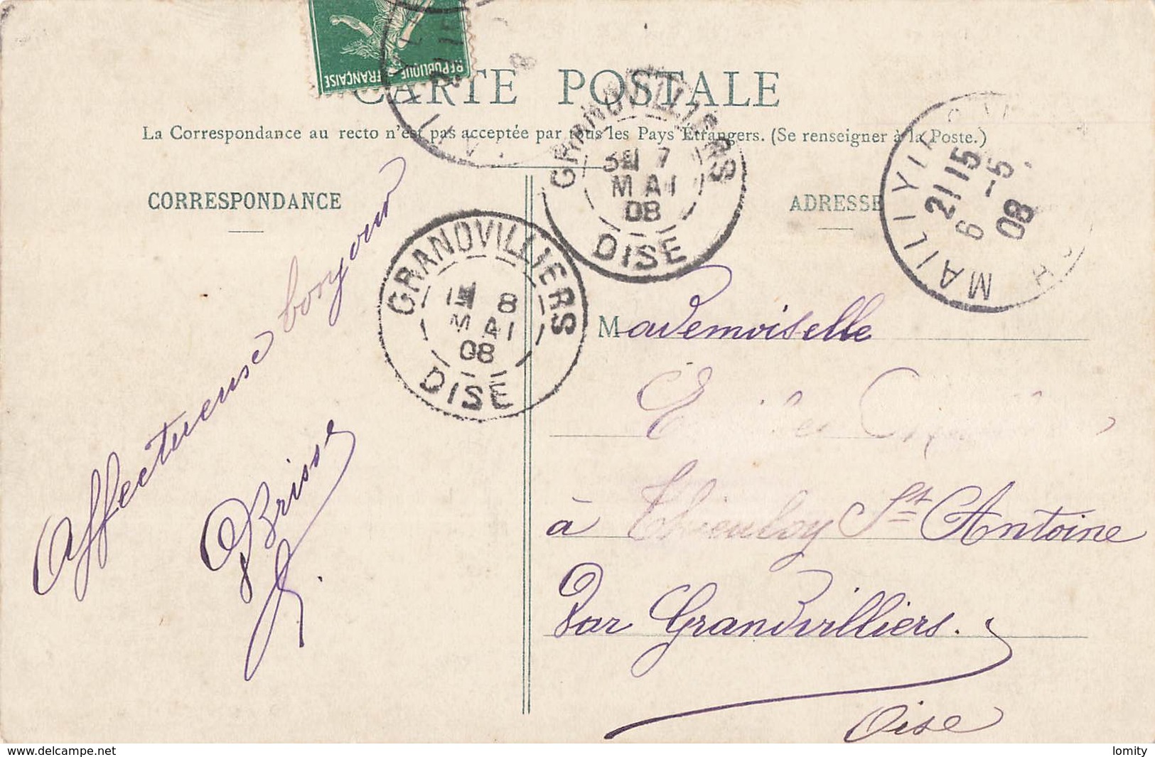 10 Mailly Le Camp Débarquement D' Un Régiment à La Gare Cpa Carte Animée Attelage Soldat Militaire Cachet Mailly 1908 - Mailly-le-Camp