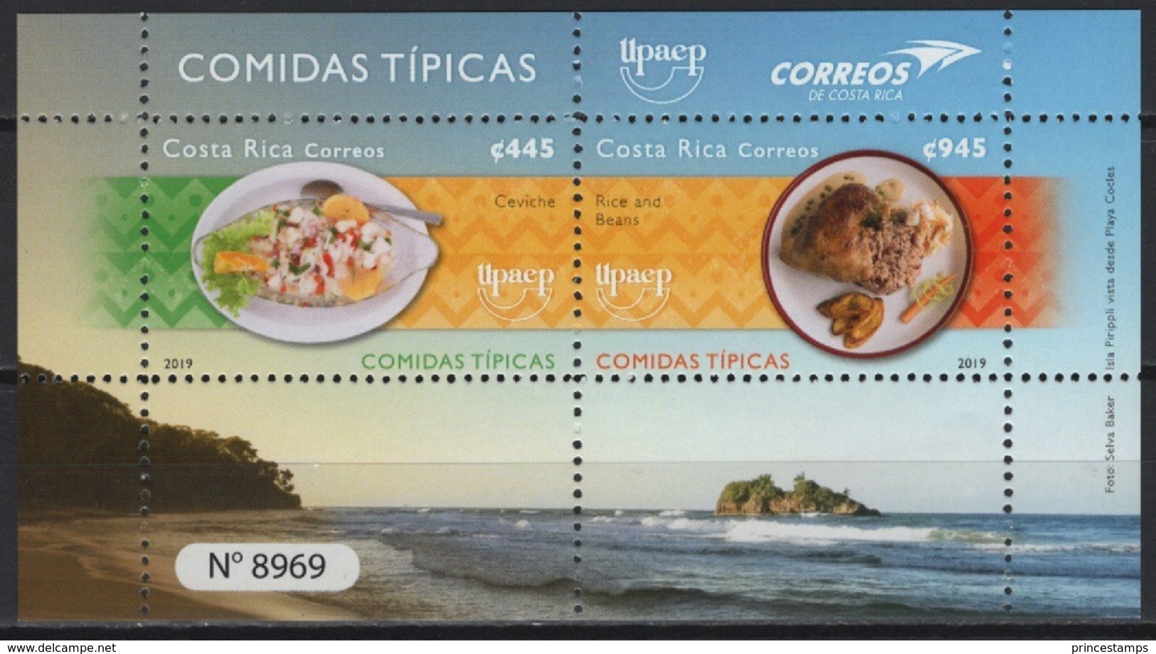 Costa Rica (2019) - Block -  / Joint Issue UPAEP - Food - Gastronomie - Gastronomy - Gastronomia - Emissions Communes