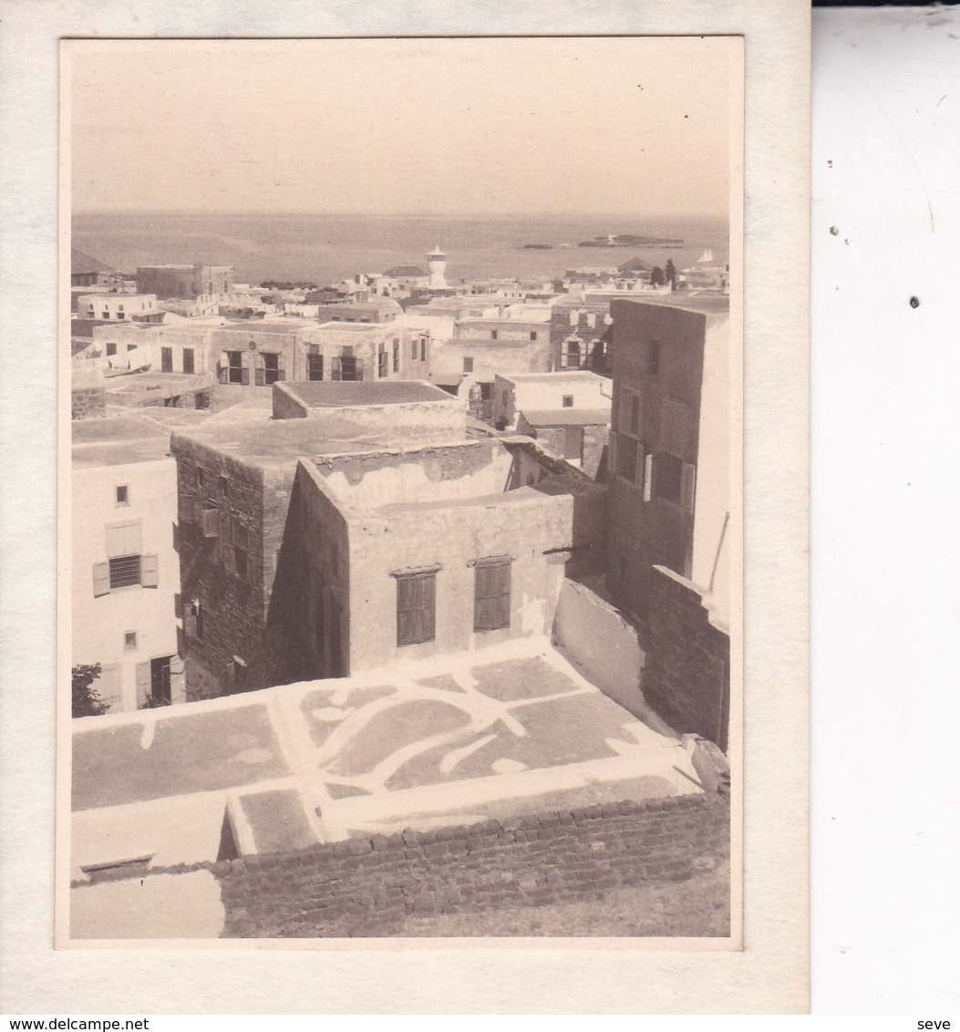 LIBAN SAIDA SIDON Vue D'ensemble 1925  Photo Amateur Format Environ 7,5 Cm X 5,5 Cm - Lieux