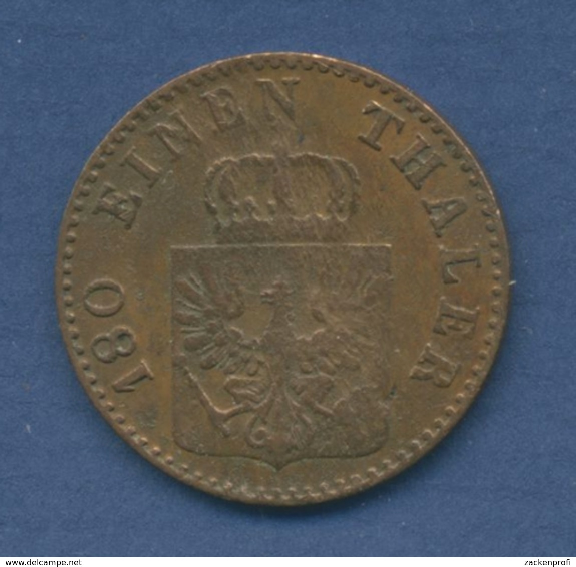Preußen 2 Pfennige 1849 A, König Friedrich Wilhelm IV., Sehr Schön (m2190) - Piccole Monete & Altre Suddivisioni