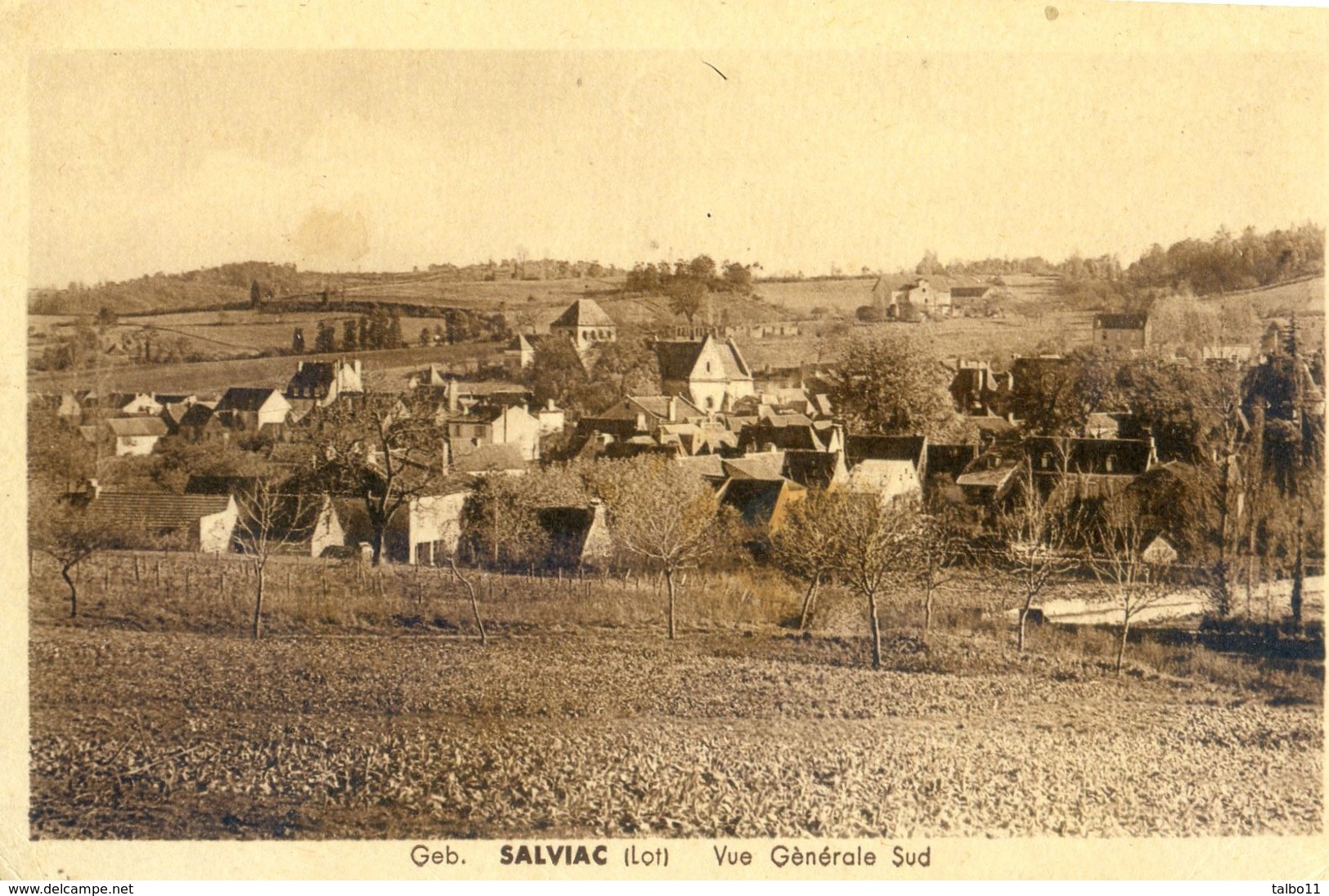 46 - Salviac - Vue Générale Sud - Salviac