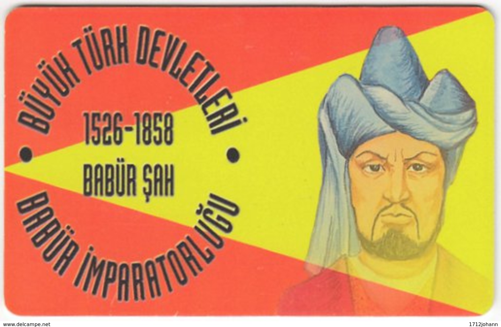 TURKEY C-334 Chip Telekom - Painting, Historic Ruler - Used - Türkei