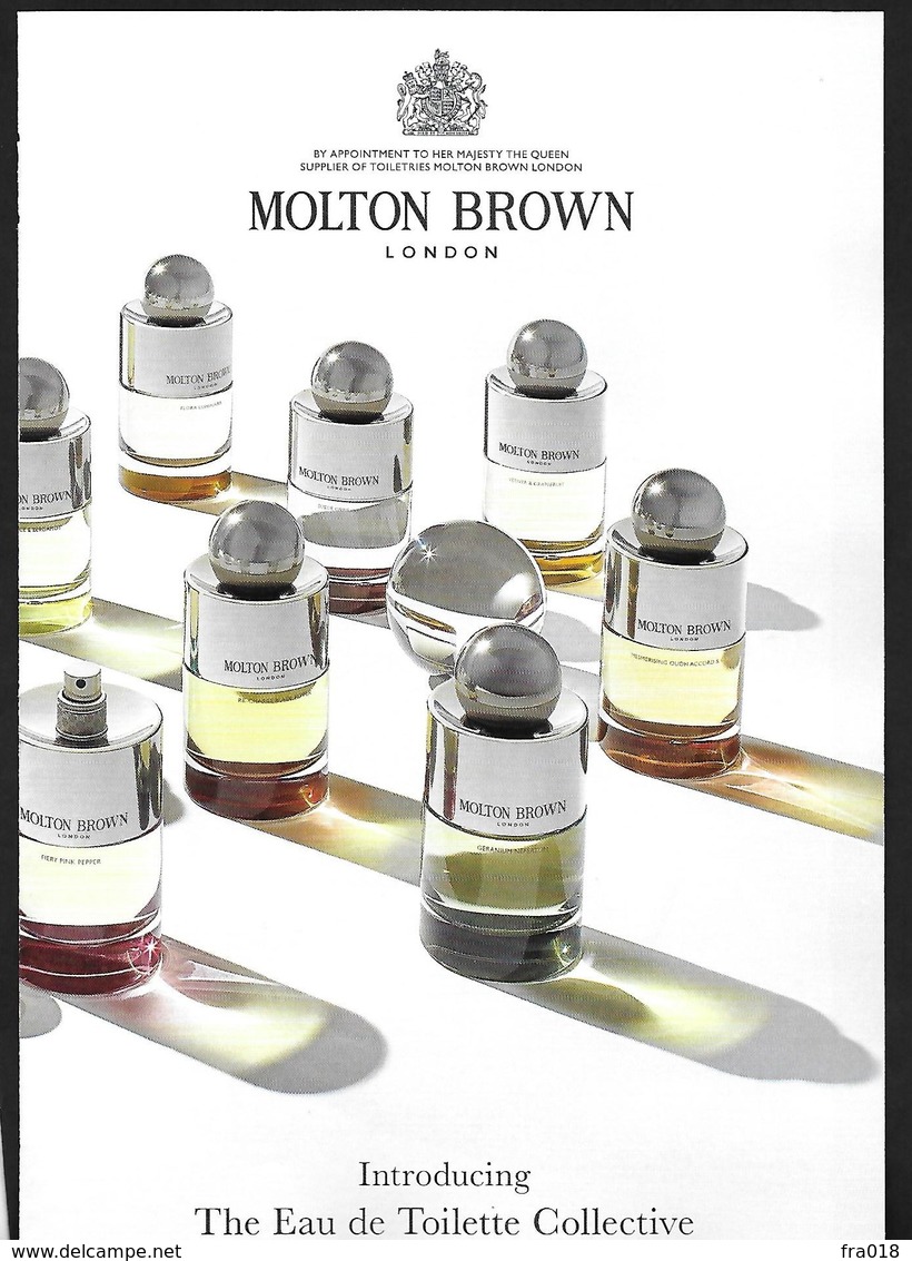 F-Large Carte à Rabat MOLTON BROWN - The Eau De Toilette Collective  - Perfume Card - USA - Modernes (à Partir De 1961)