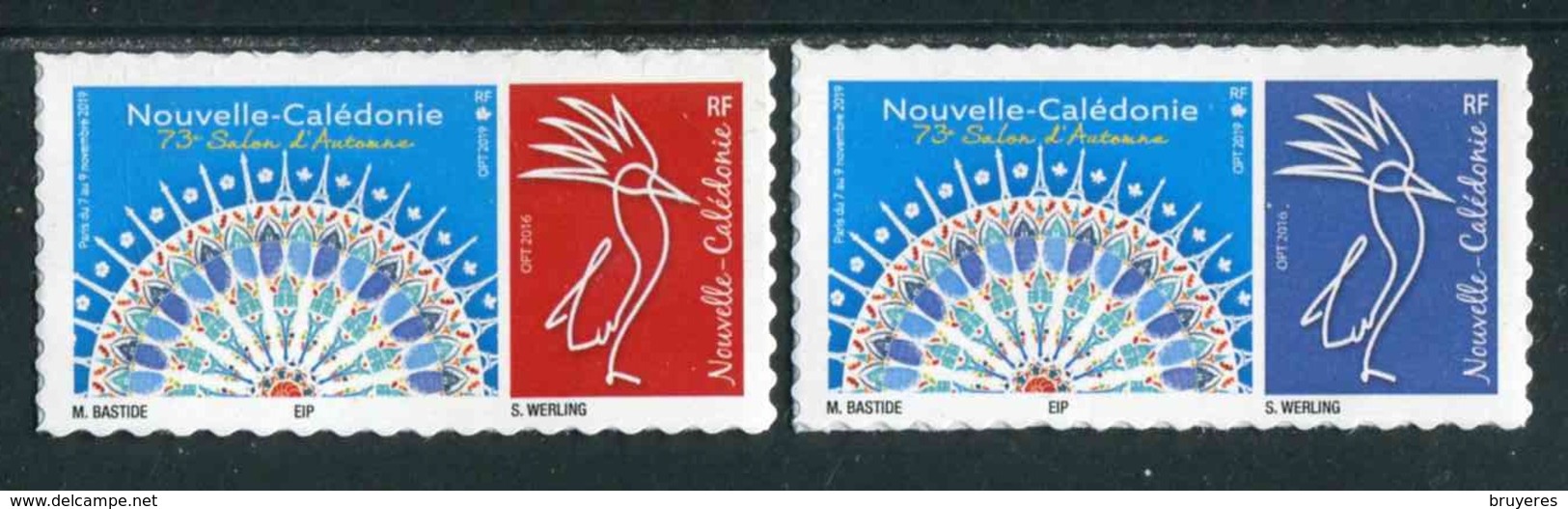 TIMBRES** De 2019 Autocollants De NOUVELLE-CALEDONIE "73e Salon D'Automne - Paris 2019" - Unused Stamps